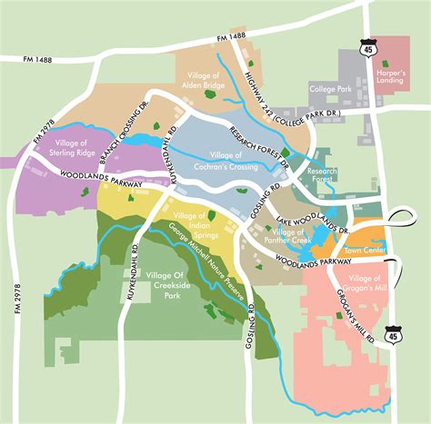 villages of the woodlands|Iba pa.